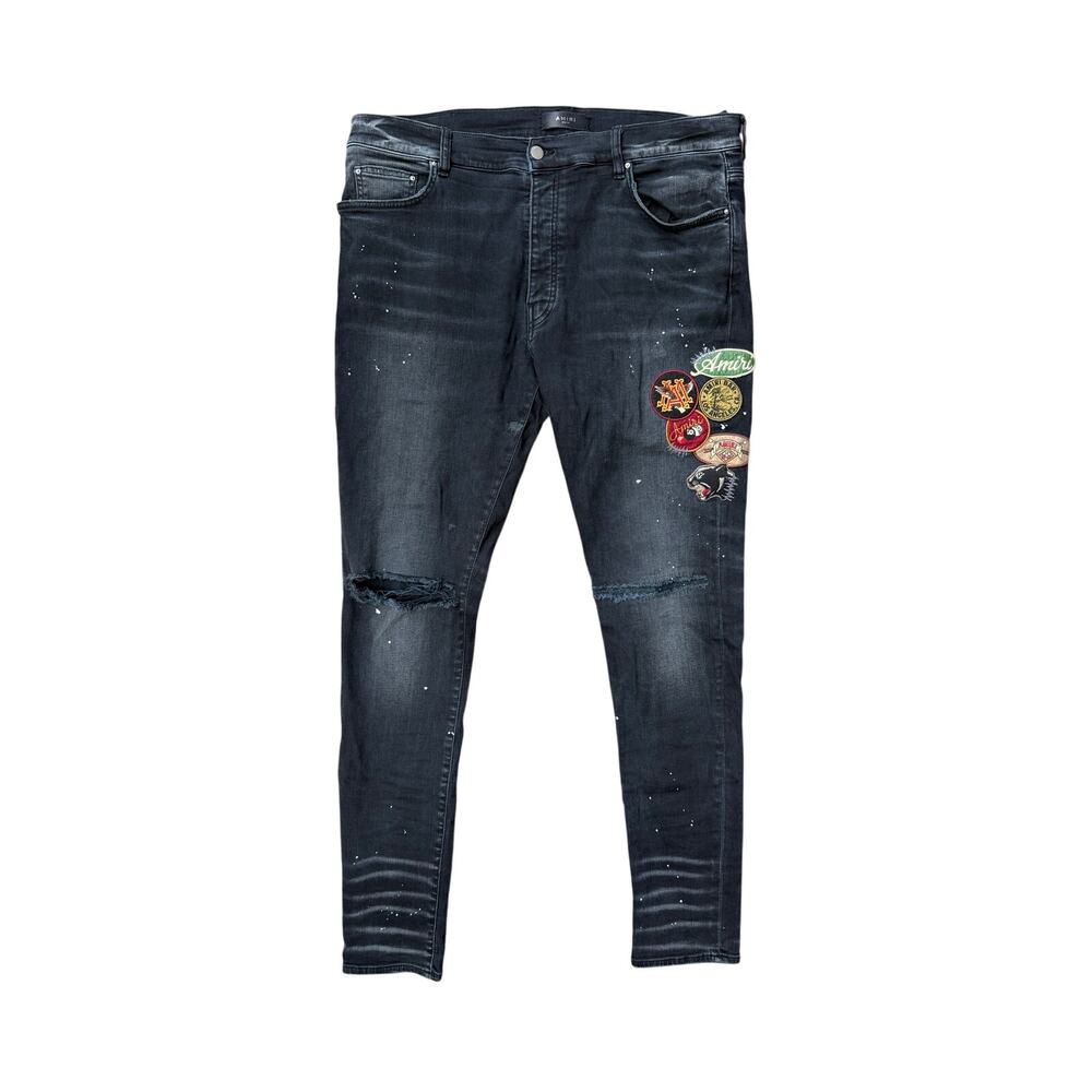 Size 38 - Amiri Patch Black Jeans